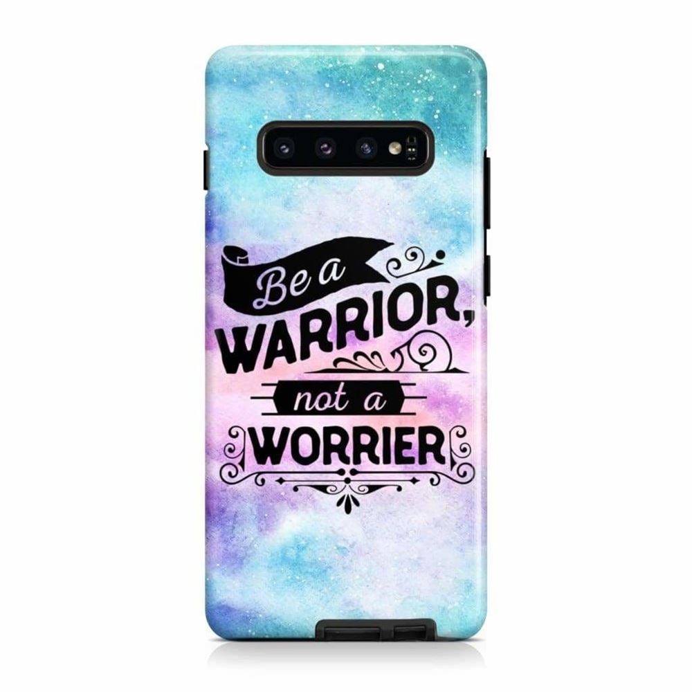 Be A Warrior Not A Worrier Christian Phone Case - Scripture Phone Cases - Iphone Cases Christian