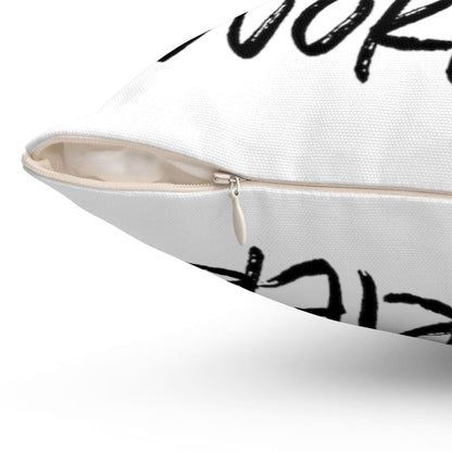 Be A Warrior Not A Worrier Christian Pillow