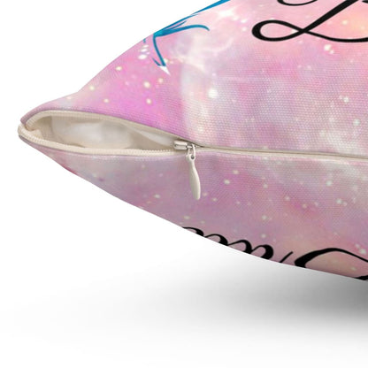 Be Brave Feather Christian Pillow