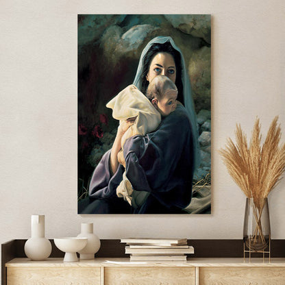 Be It Unto Me Portrait Canvas Wall Art - Christmas Gift