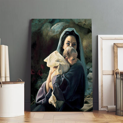 Be It Unto Me Portrait Canvas Wall Art - Christmas Gift