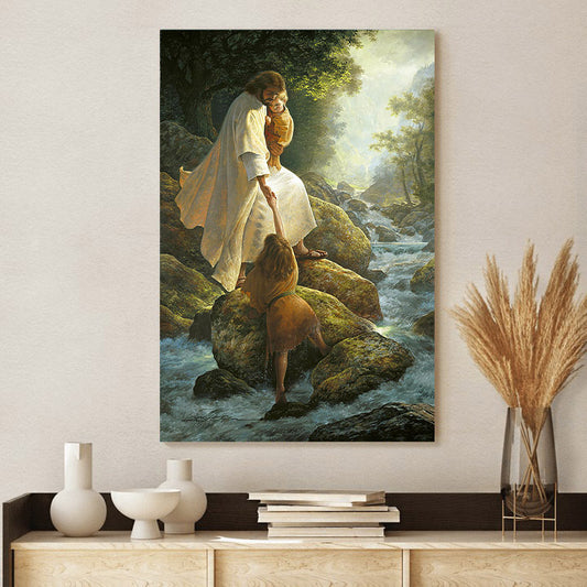 Be Not Afraid Jesus  Canvas Wall Art - Jesus Canvas Pictures - Christian Wall Art