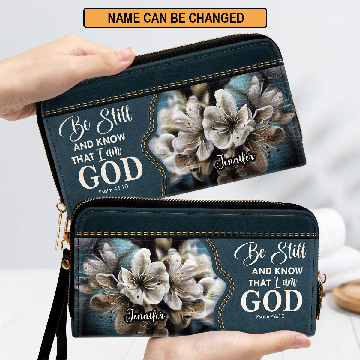 Be Still And Know That I Am God - Awesome Personalized Clutch Purse - Women Clutch Purse