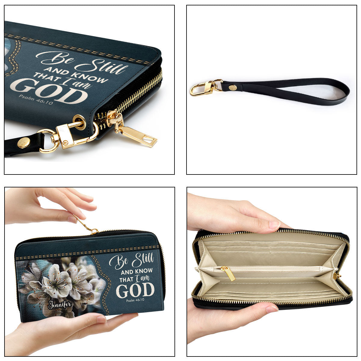 Be Still And Know That I Am God - Awesome Personalized Clutch Purse - Women Clutch Purse