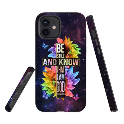 Be Still And Know That I Am God Bible Verse Phone Case - Bible Verse Phone Cases Samsung