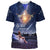 Be Still And Know That I Am God Jesus With Angels Girl 3d T-Shirts - Christian Shirts For Men&Women