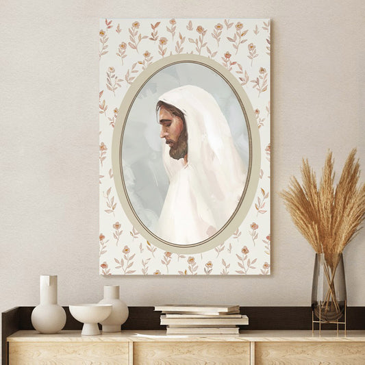 Be Still Canvas Wall Art - Jesus Christ Canvas Art - Christian Posters - Ciaocustom