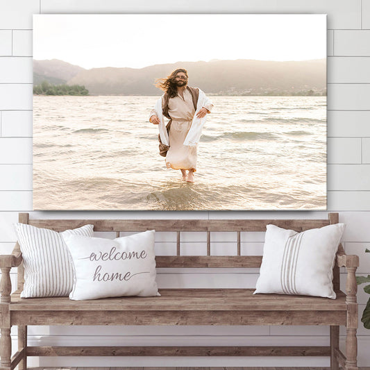 Be Still Canvas Wall Art - Jesus Picture - Christian Wall Decor