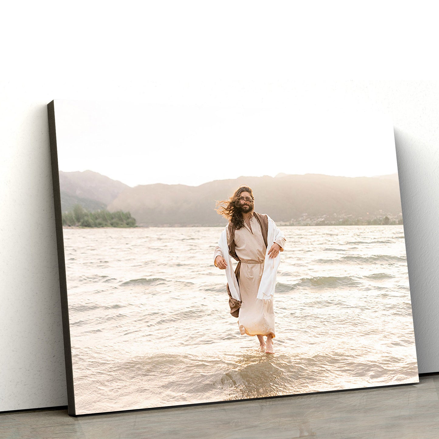 Be Still Canvas Wall Art - Jesus Picture - Christian Wall Decor
