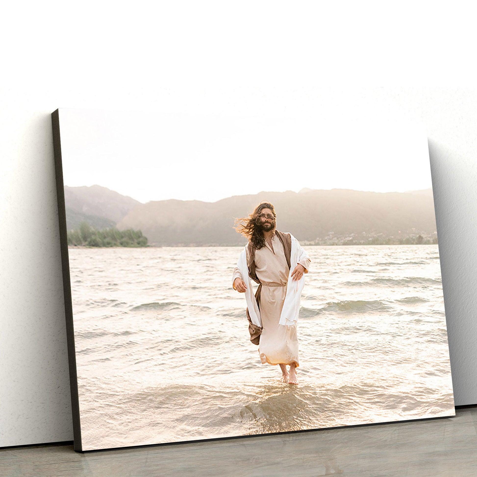 Be Still Canvas Wall Art - Jesus Picture - Christian Wall Decor