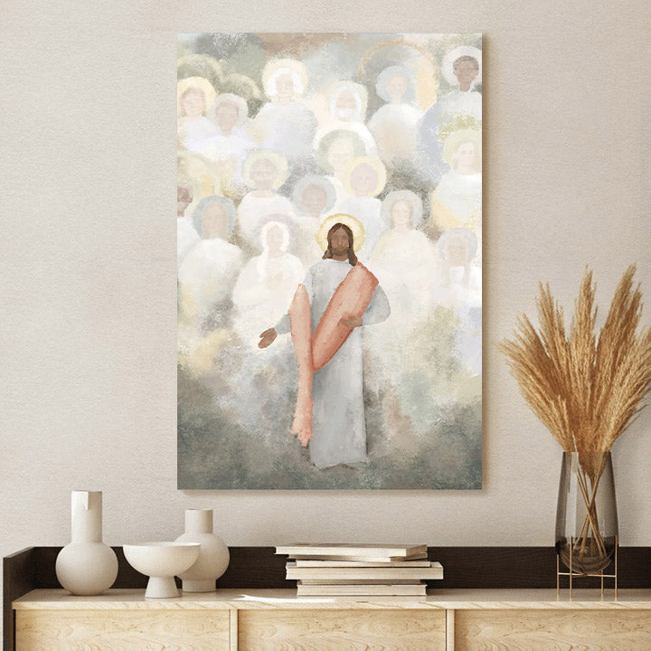 Be Still My Soul Jesus Walking on Water Fourth Watch God Wall Art Canvas - Christian Art Gift