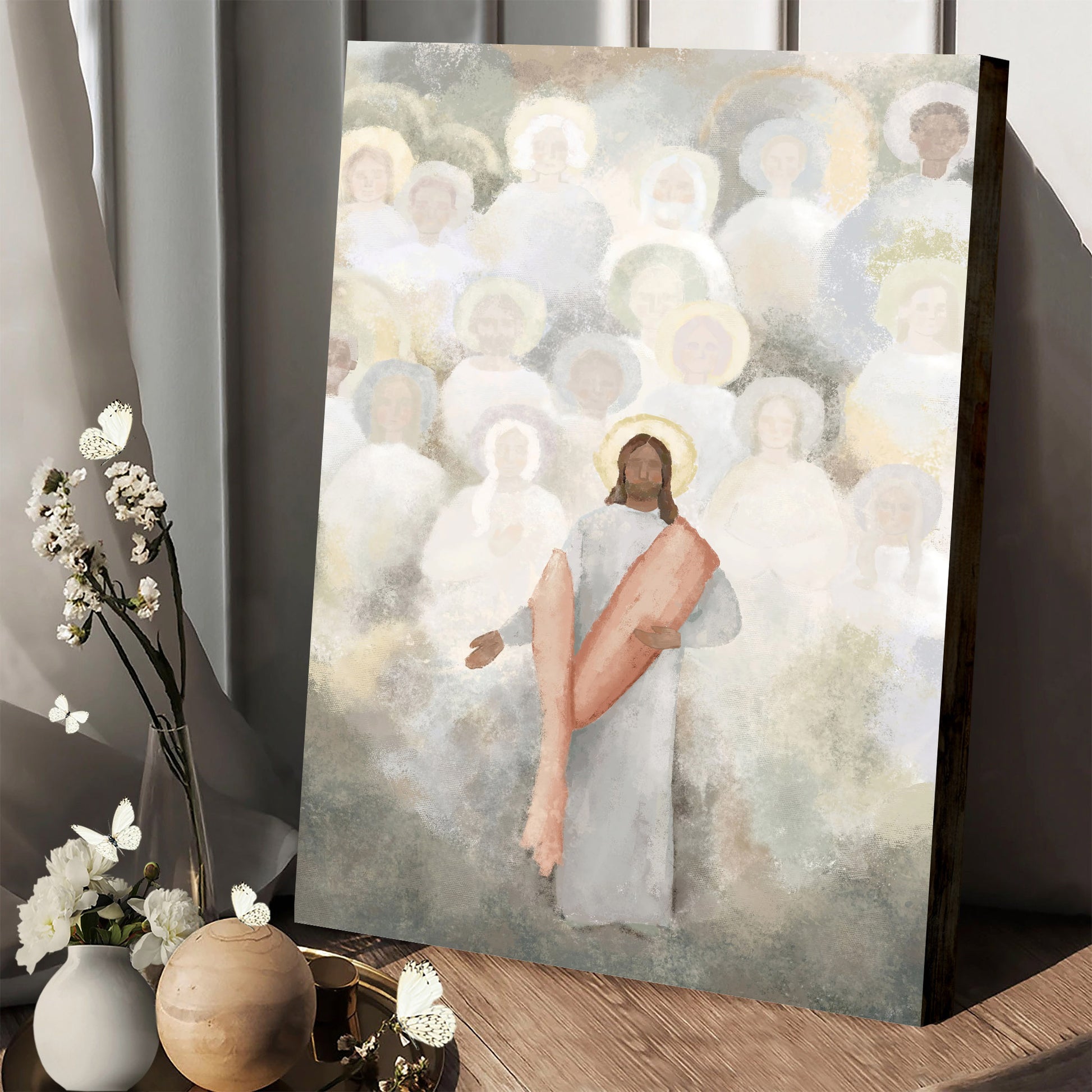 Be Still My Soul Jesus Walking on Water Fourth Watch God Wall Art Canvas - Christian Art Gift
