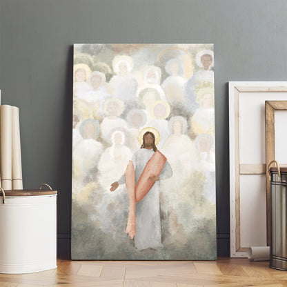 Be Still My Soul Jesus Walking on Water Fourth Watch God Wall Art Canvas - Christian Art Gift