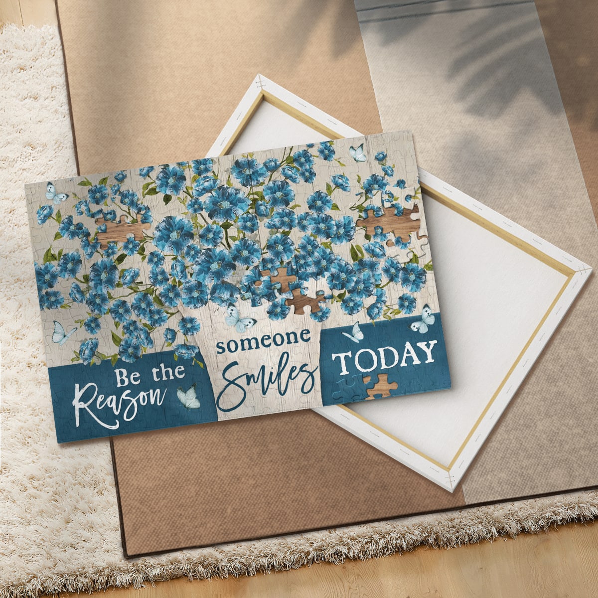 Be The Reason Someone Smiles Today God Canvas, Christian Wall Art, Home Decor