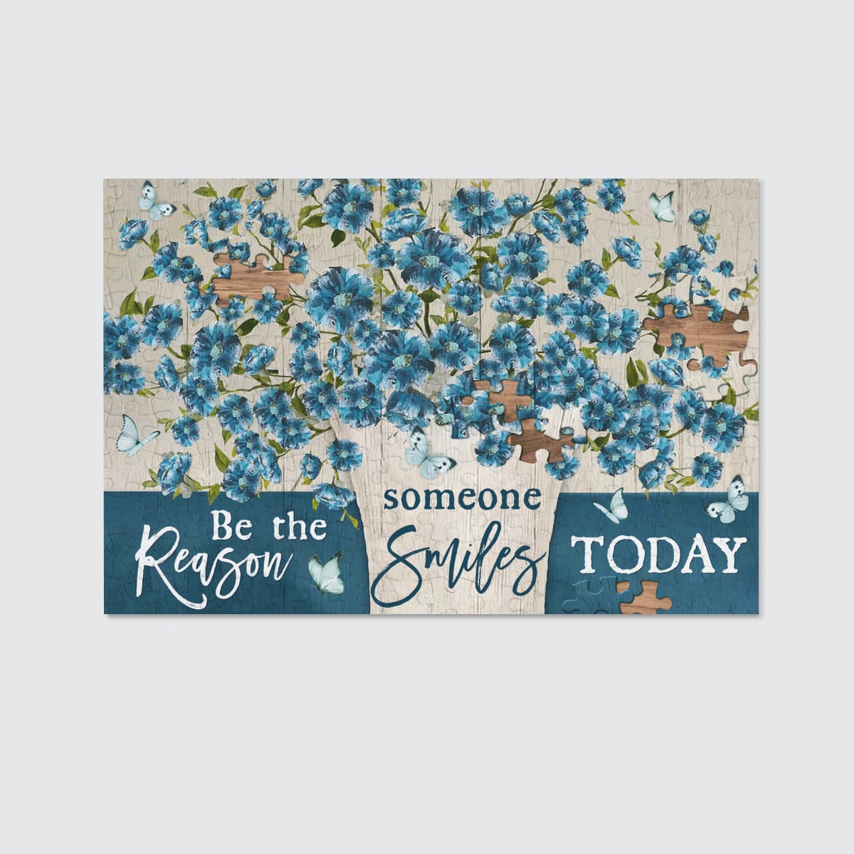 Be The Reason Someone Smiles Today God Canvas, Christian Wall Art, Home Decor