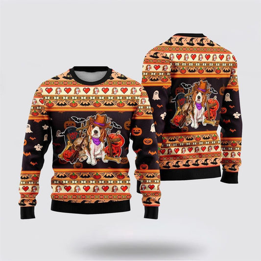 Beagle Dog Halloween Ugly Christmas Sweater For Men And Women, Gift For Christmas, Best Winter Christmas Outfit