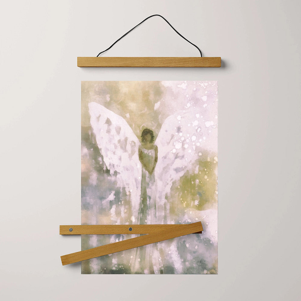 Beautiful Angel Painting Hanging Canvas Wall Art 1 - Catholic Canvas Wall Art - Religious Gift - Christian Wall Art Decor
