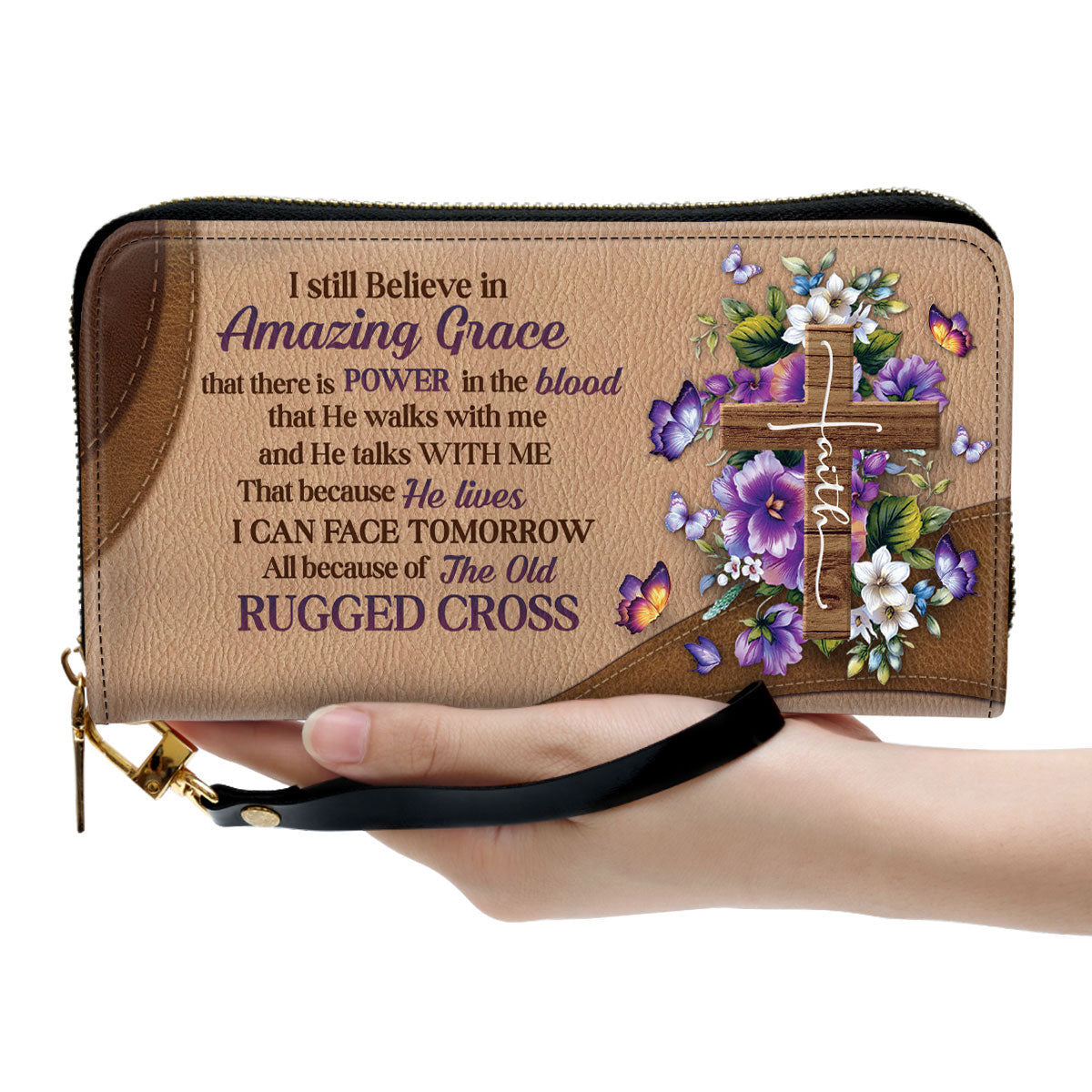 Beautiful Clutch Purse - I Still Believe In Amazing Grace Clutch Purse - Women Clutch Purse
