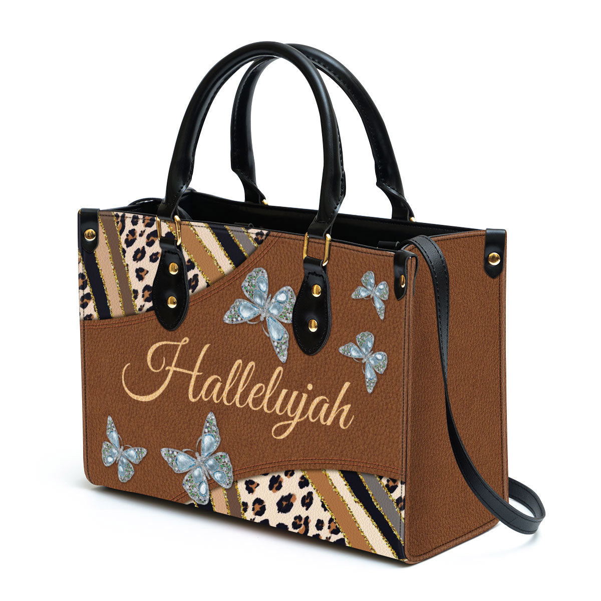 Beautiful Hallelujah Leather Bag - Christian Pu Leather Bags For Women