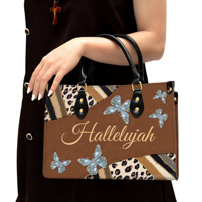 Beautiful Hallelujah Leather Bag - Christian Pu Leather Bags For Women