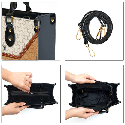 Beautiful Leather Bag - I Am Worthy I Am Loved - Christian Pu Leather Bags For Women