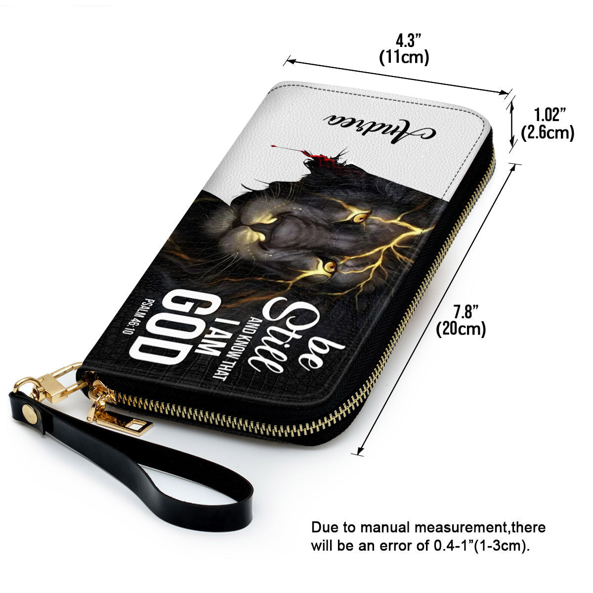 Beautiful Personalized Clutch Purse - Be Still And Know That I Am God Clutch Purse - Women Clutch Purse