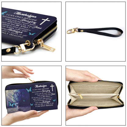 Beautiful Personalized Clutch Purse - I Can Only Imagine Clutch Purse - Women Clutch Purse