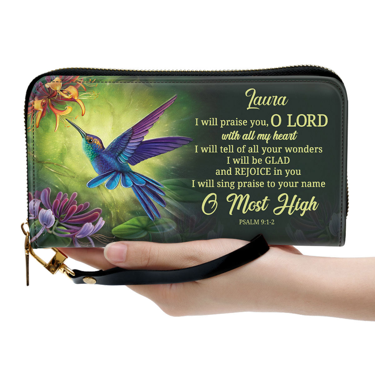 Beautiful Personalized Clutch Purse - I Will Praise You Clutch Purse - Women Clutch Purse