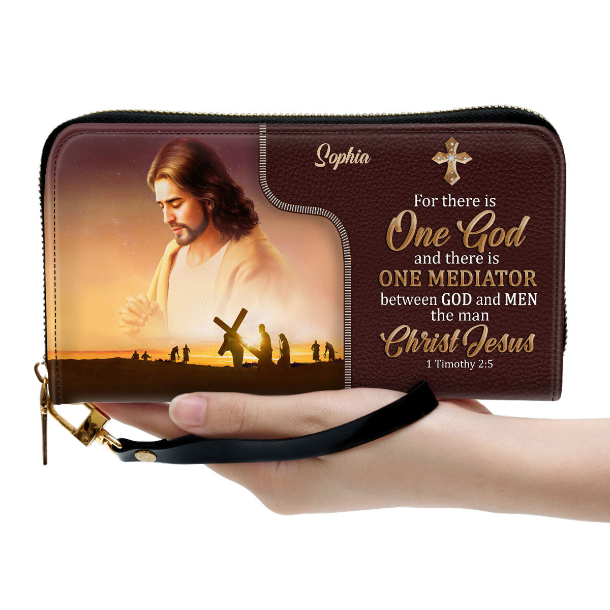 Beautiful Personalized Clutch Purse - There Is One Mediator Between God And Men, The Man Christ Jesus Clutch Purse - Women Clutch Purse