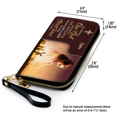 Beautiful Personalized Clutch Purse - There Is One Mediator Between God And Men, The Man Christ Jesus Clutch Purse - Women Clutch Purse