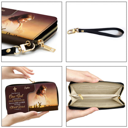 Beautiful Personalized Clutch Purse - There Is One Mediator Between God And Men, The Man Christ Jesus Clutch Purse - Women Clutch Purse