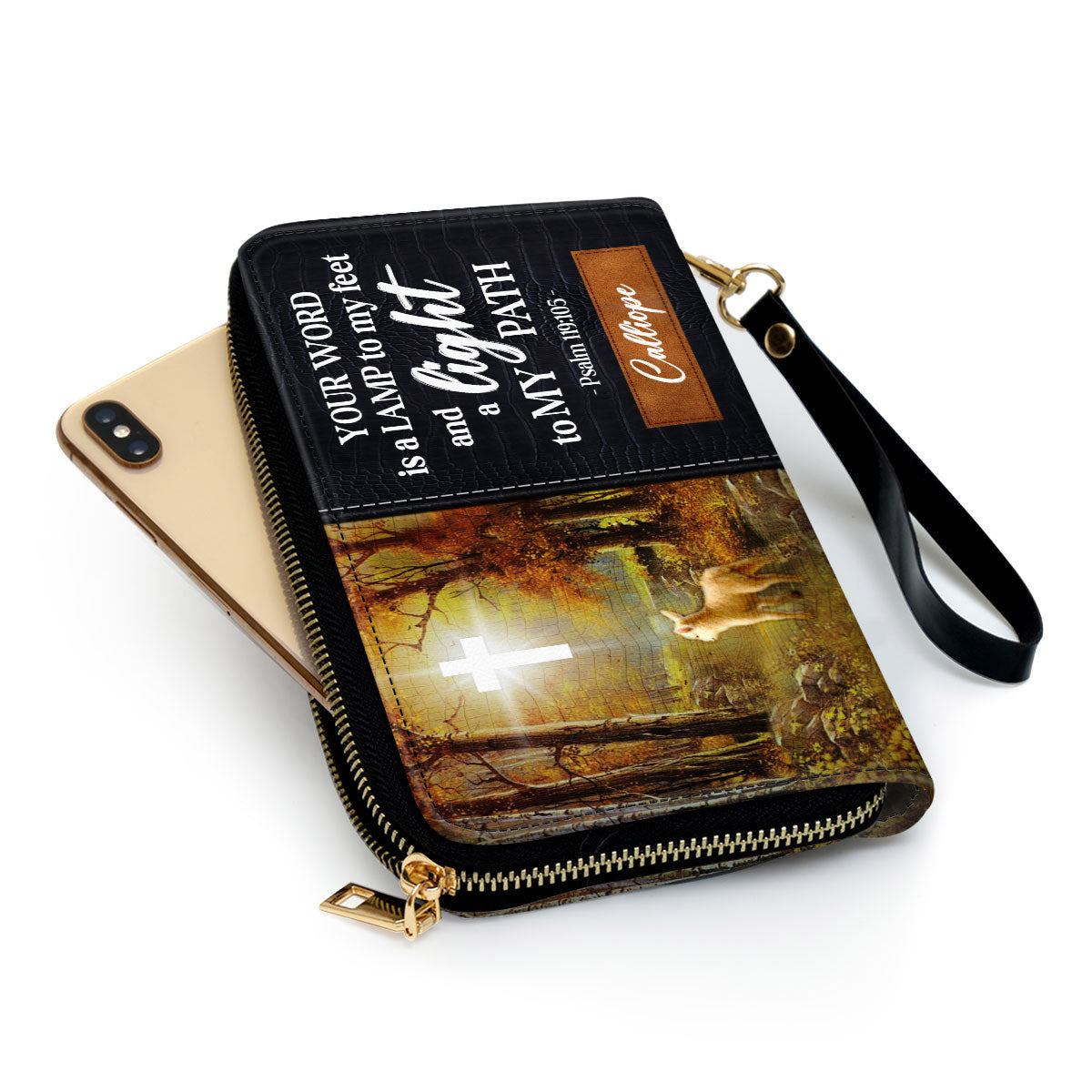 Beautiful Personalized Clutch Purse - Your Word Is A Lamp To My Feet And A Light To My Path Clutch Purse - Women Clutch Purse