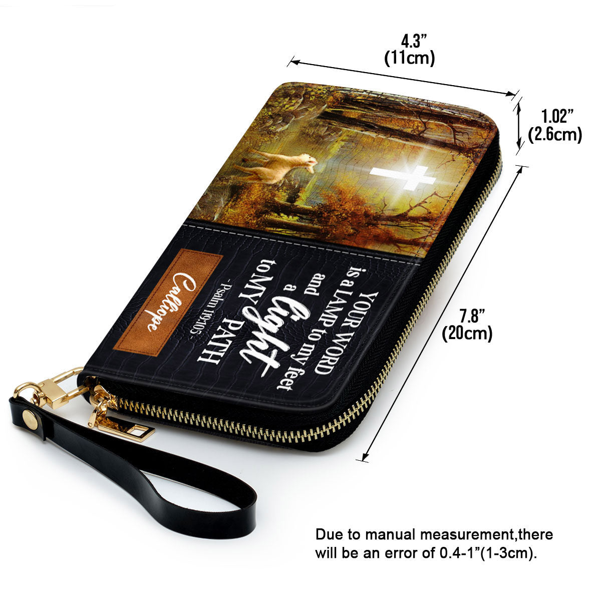 Beautiful Personalized Clutch Purse - Your Word Is A Lamp To My Feet And A Light To My Path Clutch Purse - Women Clutch Purse