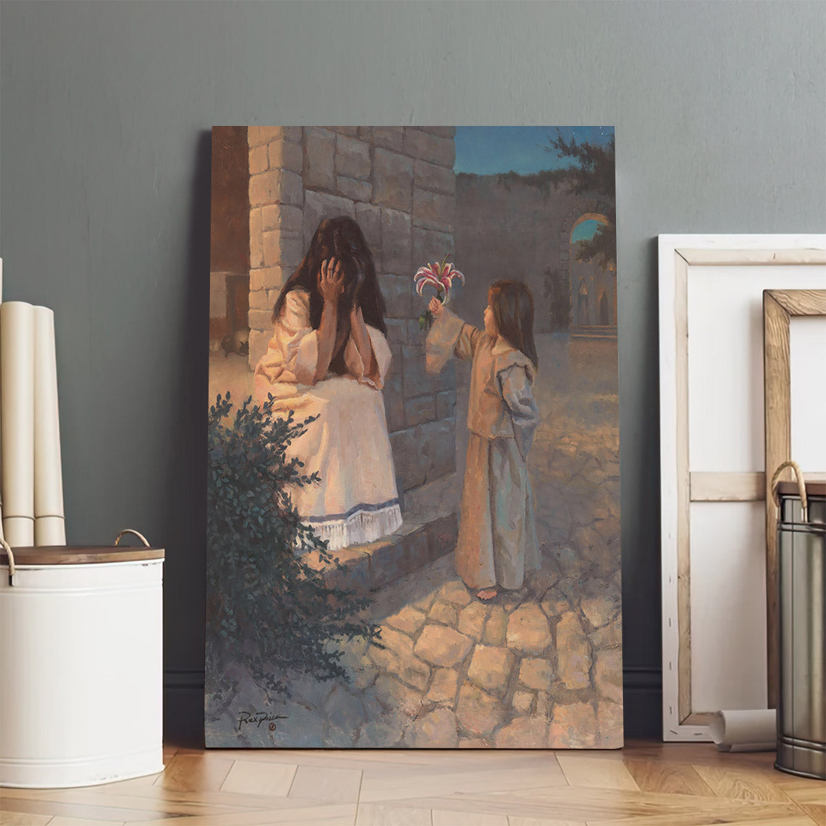 Becoming As A Little Child Canvas Wall Art - Jesus Canvas Pictures - Christian Canvas Wall Art