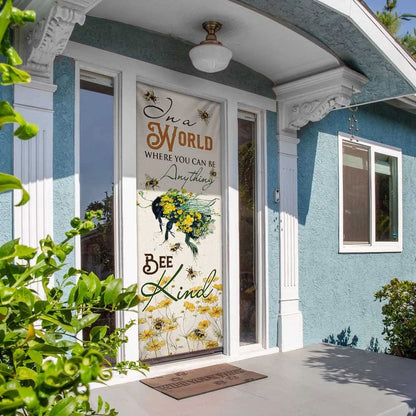 Bee Kind Door Cover - Religious Door Decorations