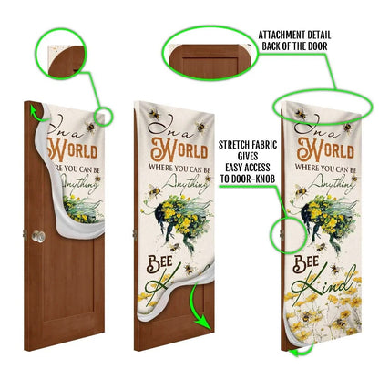 Bee Kind Door Cover - Religious Door Decorations