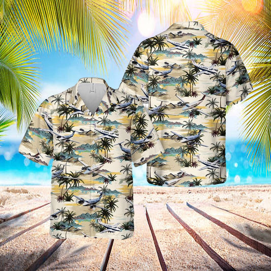 Beechcraft Super King Air Hawaiian Shirt - Beachwear For Men - Best Hawaiian Shirts