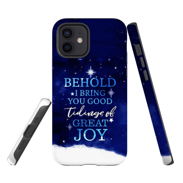 Behold I Bring You Good Tidings Of Great Joy Christmas Phone Case - Bible Verse Phone Cases Samsung