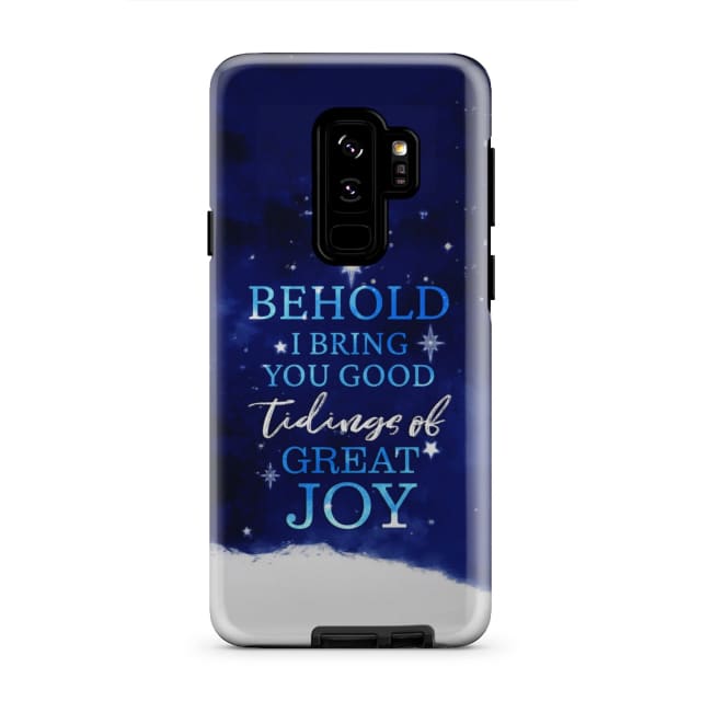 Behold I Bring You Good Tidings Of Great Joy Christmas Phone Case - Bible Verse Phone Cases Samsung
