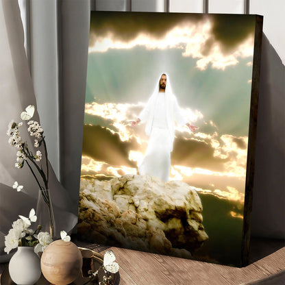 Behold My Beloved Son Canvas Wall Art - Jesus Picture - Jesus Portrait Canvas