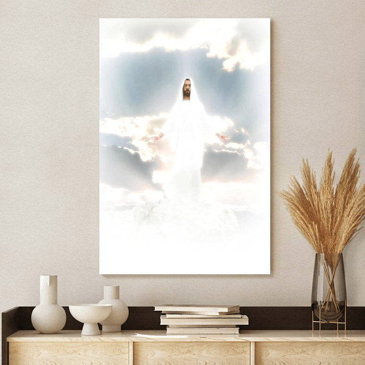 Behold My Beloved Son, Hear Him Canvas Wall Art - Jesus Picture - Jesus Portrait Canvas