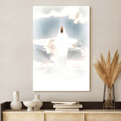 Behold My Beloved Son, Hear Him Canvas Wall Art - Jesus Picture - Jesus Portrait Canvas