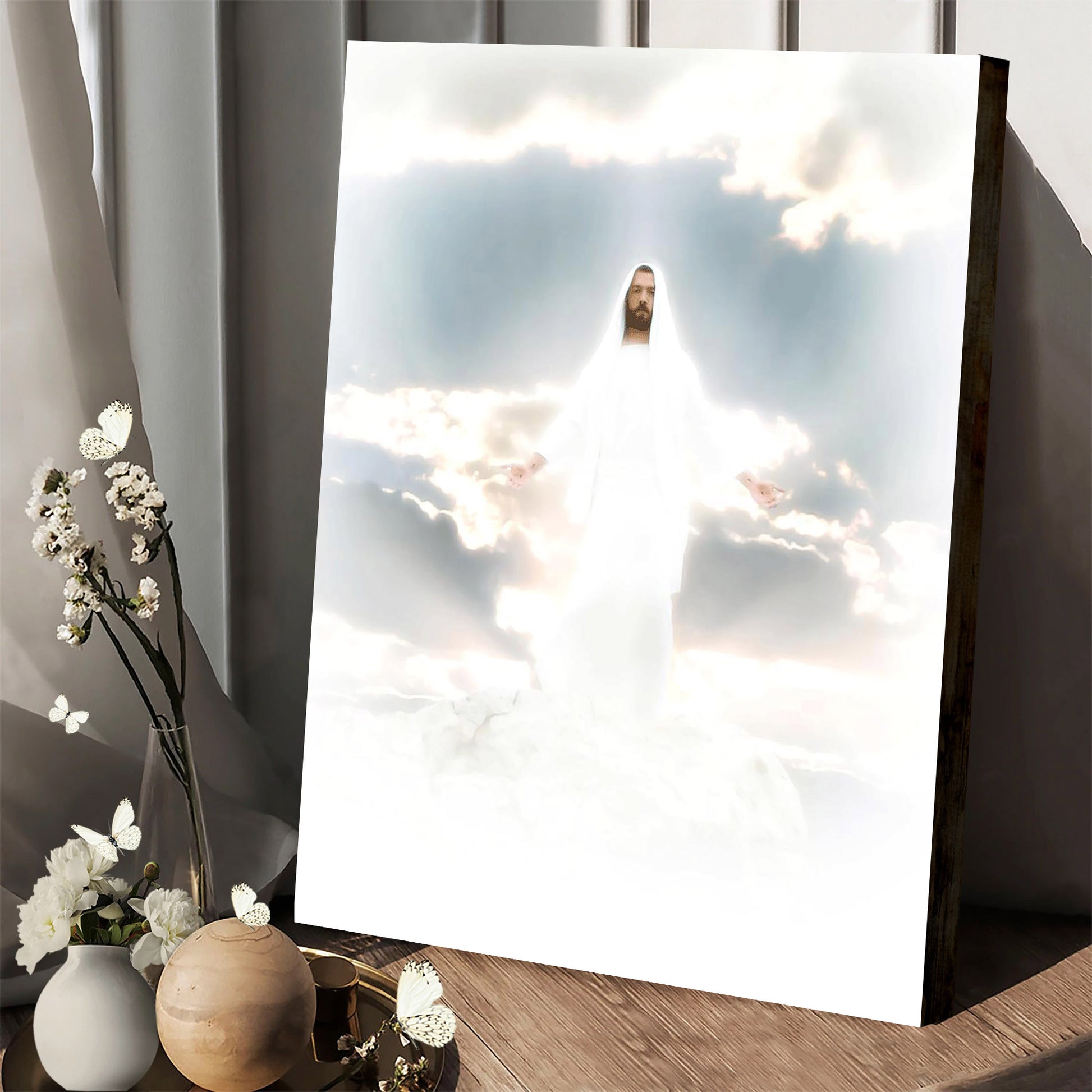 Behold My Beloved Son, Hear Him Canvas Wall Art - Jesus Picture - Jesus Portrait Canvas