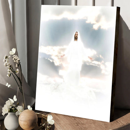 Behold My Beloved Son, Hear Him Canvas Wall Art - Jesus Picture - Jesus Portrait Canvas