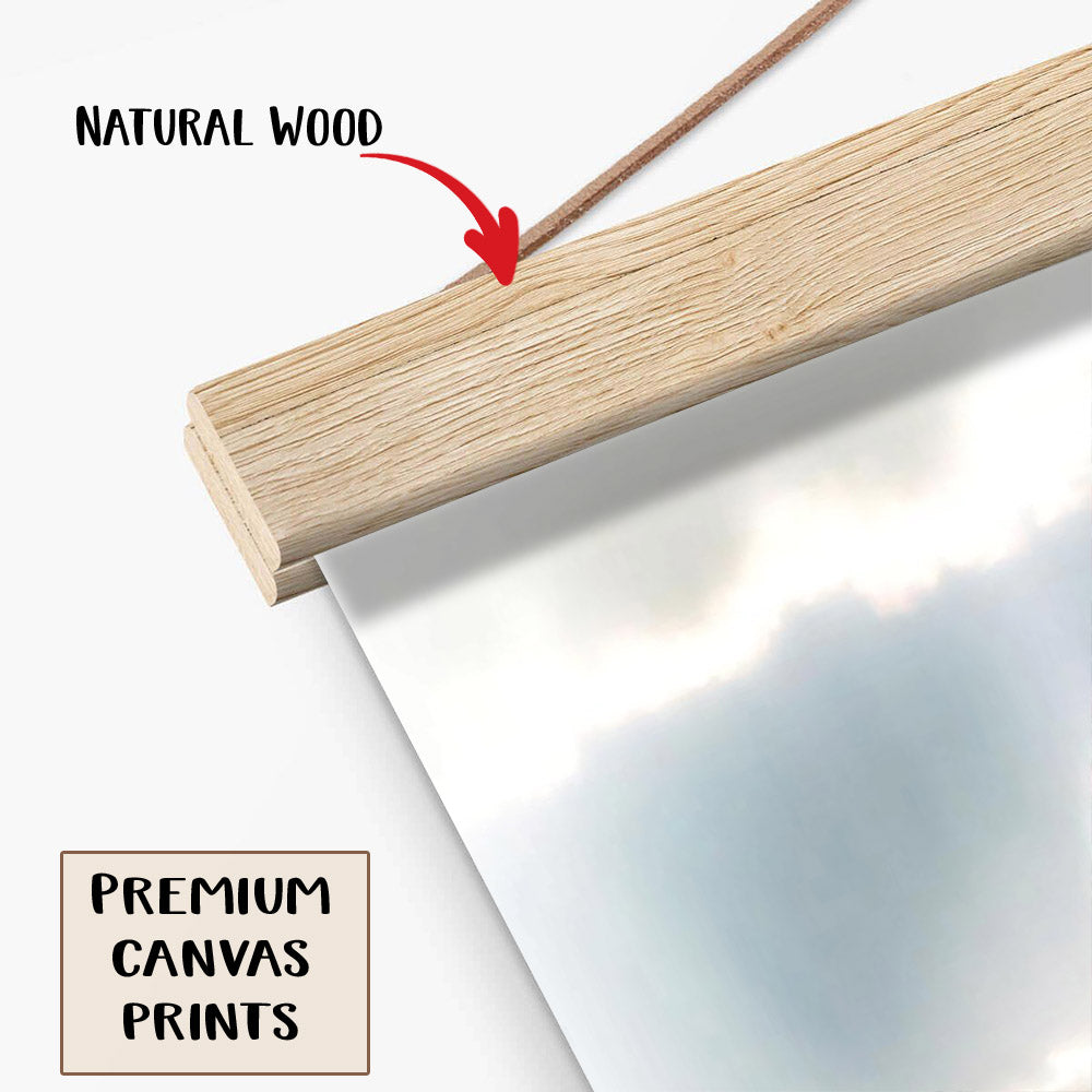 Behold My Beloved Son, Hear Him Hanging Canvas Wall Art - Jesus Picture - Jesus Portrait Canvas - Religious Canvas