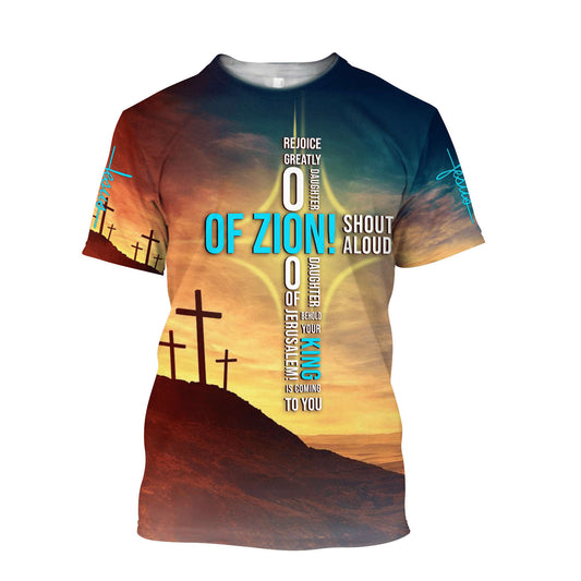 Behold Your King Is Coming Jesus Shirts - Christian 3d Shirts For Men Women