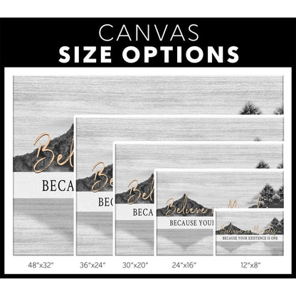 Believe In Miracles Canvas Wall Art - Christian Canvas - Faith Canvas