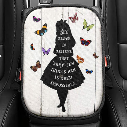 Believe That Very Few Things Are Impossible, Butterfly Car Center Console Cover