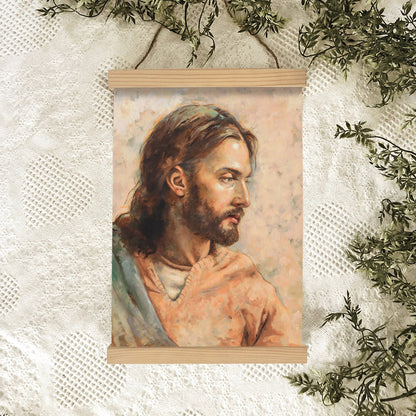 Beloved Redeemer Hanging Canvas Wall Art - Jesus Picture - Jesus Portrait Canvas - Religious Canvas