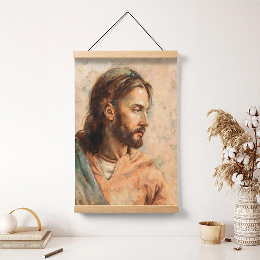 Beloved Redeemer Hanging Canvas Wall Art - Jesus Picture - Jesus Portrait Canvas - Religious Canvas